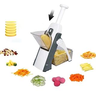 Cortador e Ralador Multifuncional de Alimentos