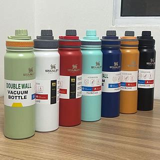 Garrafa térmica 800ml Suporte p/ celular (com logo)