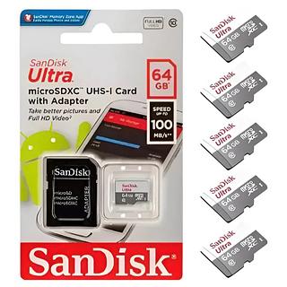 Cartão de memória 64GB Sandisk Ultra