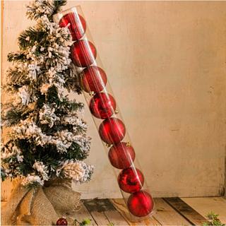 Kit 8 Bolas De Natal Mistas Enfeite 6cm Tamanho Grande [LINHA PREMIUM]