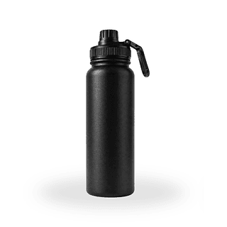 Garrafa térmica 800ml cor única preta