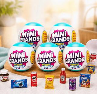 Bola Surpresa Mini Brands Cápsula Esfera Colecionável