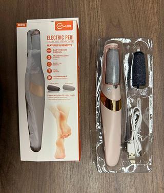 Lixa Para Pés Elétrica Regarregável Esfoliante