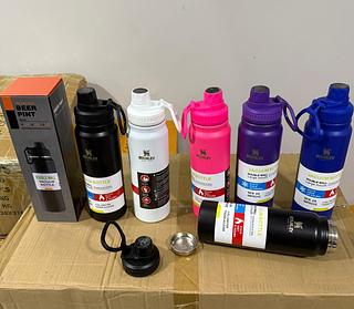 Garrafa térmica Quente e Frio 800ml c/ medidor de temperatura