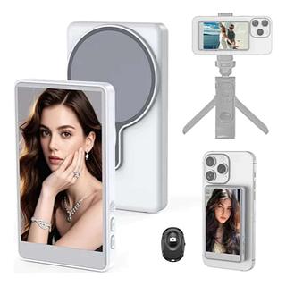 Tela Magnética Monitor Para Celular Sem Fio Smartphone Selfie Vlog Gravação