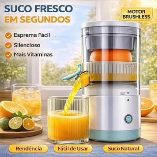 Espremedor Elétrico de Frutas Automático | Laranja, Limão e Multifrutas |Elétrico Silencioso