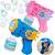 Pistola Lança Bolha Bolinha de Sabão Metralhadora Automatica Brinquedo