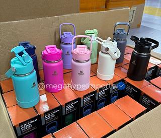 Garrafa 350ml 2 Bicos c/ Alça Retrátil