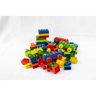 Blocos para montar com 108 peças