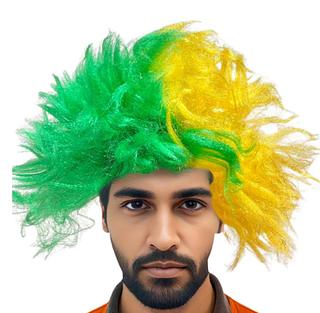 Peruca Torcedor Black Copa do Mundo